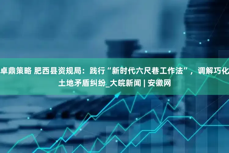 卓鼎策略 肥西县资规局：践行“新时代六尺巷工作法”，调解巧化土地矛盾纠纷_大皖新闻 | 安徽网
